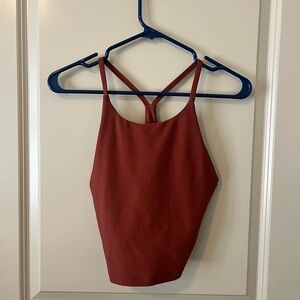 Old Navy Rust Powersoft Crop Bra / Tank Top